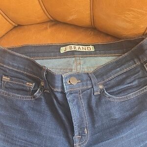 J Brand Women's Dark Blue High Rise Jeans